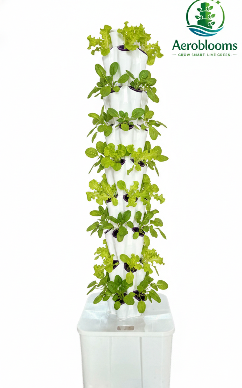 Aerobloom Atlas 40 planter Aeroponics, hydroponics Tower for home