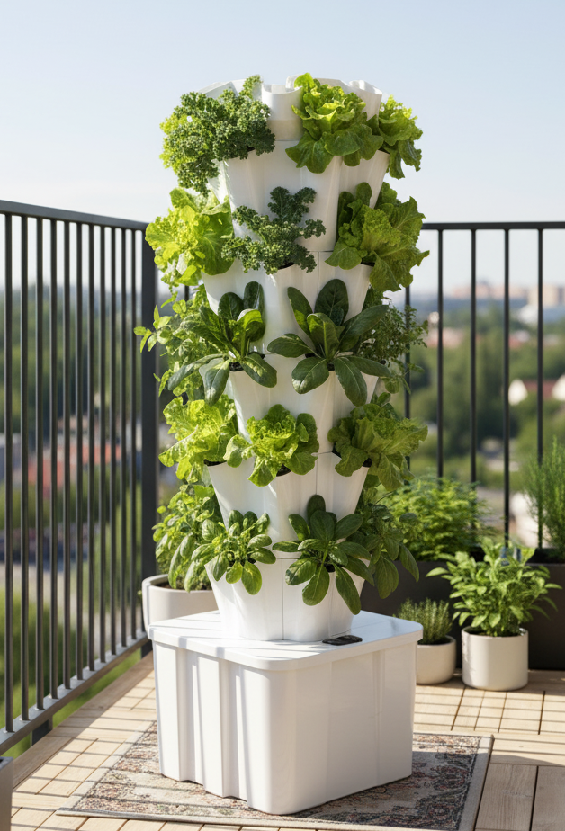 Apex 30 - Aeroponics Tower for home outdoor garden