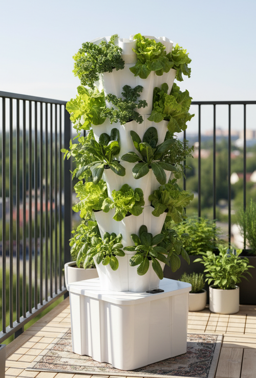 Apex 30 - Aeroponics Tower for home outdoor garden
